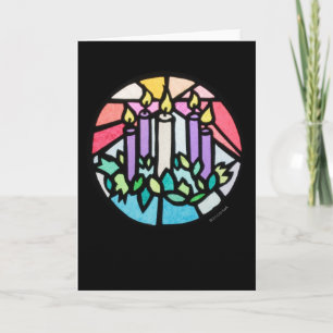 Cartão De Festividades advento