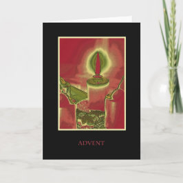 Cartão De Festividades Advento