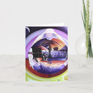 Cartão De Festividades Advento a tempo