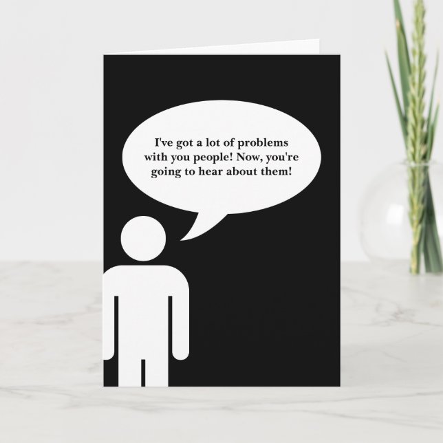 Cartão De Festividades aeração das queixas FESTIVUS FELIZ (Frente)