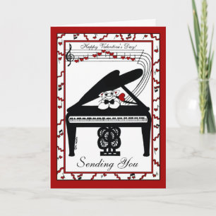 Cartão De Festividades Afetação dos namorados em grande escala