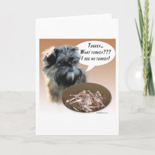 Cartão De Festividades Affenpinscher Turquia