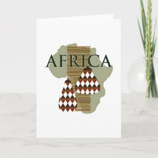 Cartão De Festividades África - Rica em História