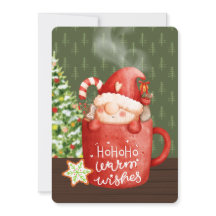 Agnome Natal Caneca Aguarela Desejos Afetuosos