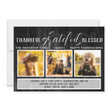 Agradecido Abençoado Foto Dia de Ação de Graças Fe