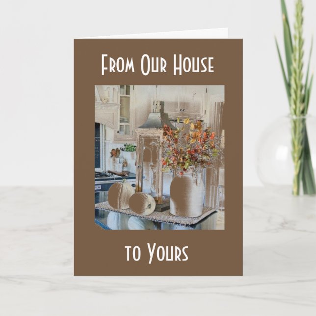 Cartão De Festividades ***AGRADecidos POR VOCÊ**** ÉPOCA DO ANO PARA DIZE (Frente)