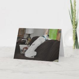 Cartão De Festividades Aguardando Papais noeis