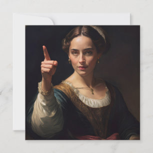 Cartão De Festividades AI Nobleães apontando