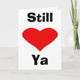 Cartão De Festividades Ainda Amo Ya