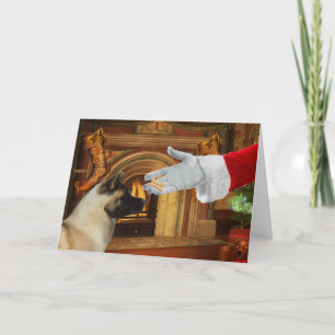 Cartão De Festividades Akita Christmas Holiday Card