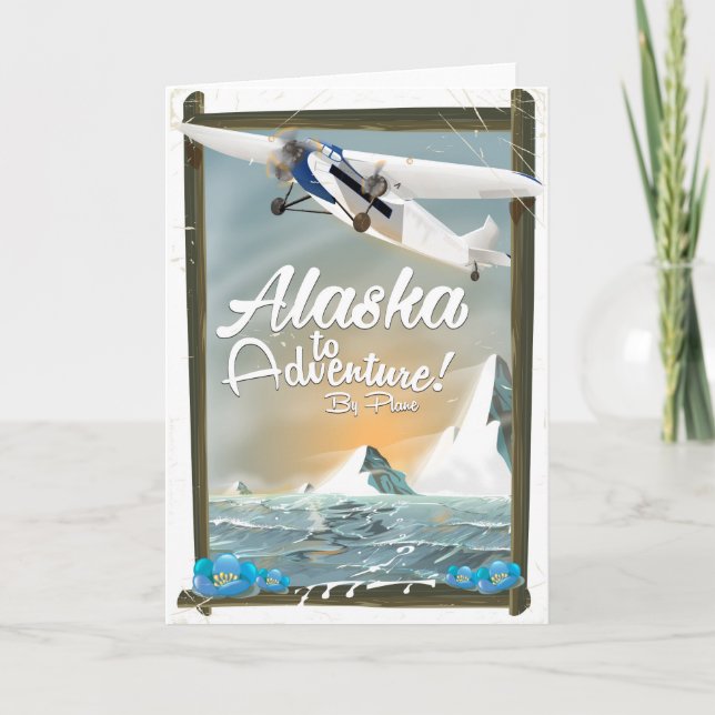Cartão De Festividades Alaska Para Aventura! (Frente)
