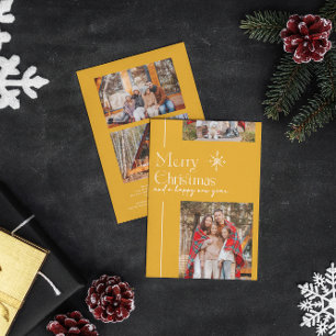 Cartão De Festividades Álbum de Recortes Minimal   Natal Férias 3 Foto