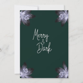 Cartão De Festividades Alegre e Sombrio