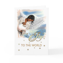 Alegria ao Mundo. Anjo Americano Africano