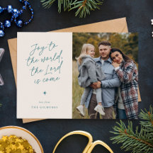 Alegria ao Mundo Manuscrito Natal Religioso