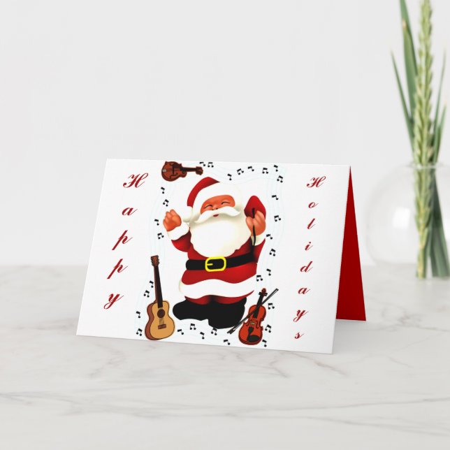 Cartão De Festividades Alegria de Natal_ (Frente)