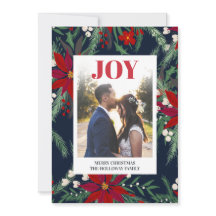 Alegria Natal chic floral padrão de poinsettia fot