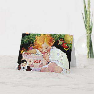 Cartão De Festividades Alegria, Natal de Edwardian