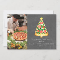 Alegria Pizza Amor Natal Quadro Preto Foto