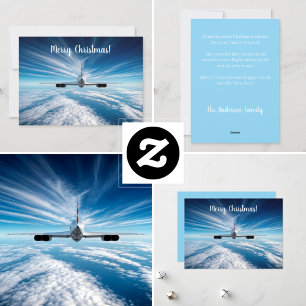 Cartão De Festividades Além do Horizonte: Concorde por Trás