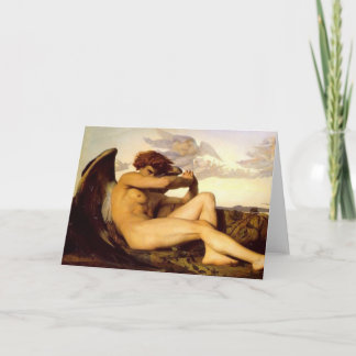 Cartão De Festividades Alexandre Cabanel - anjo caído