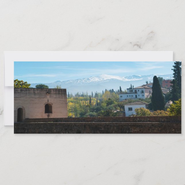 Cartão De Festividades Alhambra Granada (Frente)