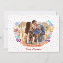 Cartão De Festividades Alice no país maravilhoso - foto branca de Natal