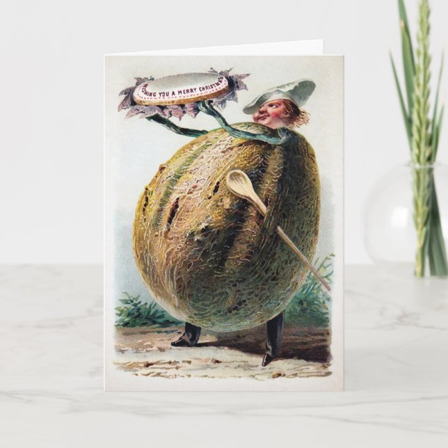 Cartão De Festividades Alimentação Vitoriana (Frente)