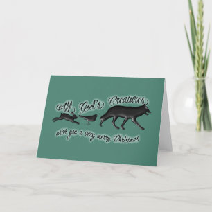 Cartão De Festividades All Creatures Great and Small...