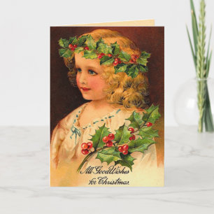 Cartão De Festividades All Good Wishes at Christmas Card