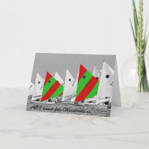 Cartão De Festividades All I want for Christmas is a Sunfish