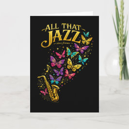 Cartão De Festividades All That Jazz