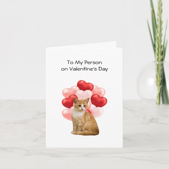 Cartão De Festividades Ama Você / Do Gato Dia dos Namorados  (Frente)