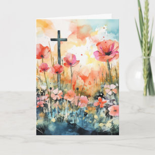 Cartão De Festividades Amanhecer de Páscoa