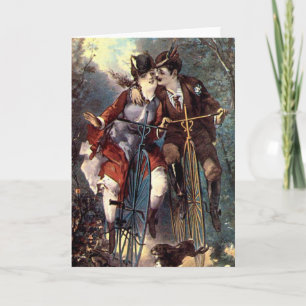 Cartão De Festividades Amantes de Vintage - Personalizar