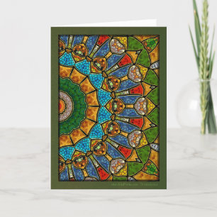 Cartão De Festividades Amarine Digital Mandala