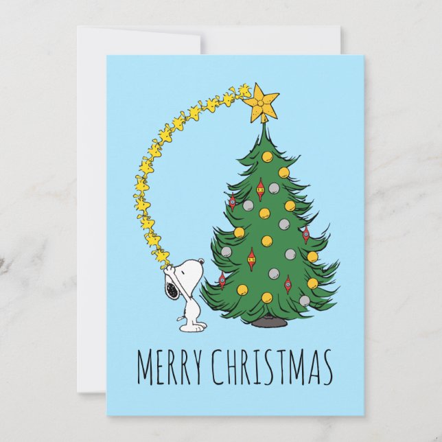 Cartão De Festividades Amendoins | Árvore de férias | Adicione suas fotos (Frente)