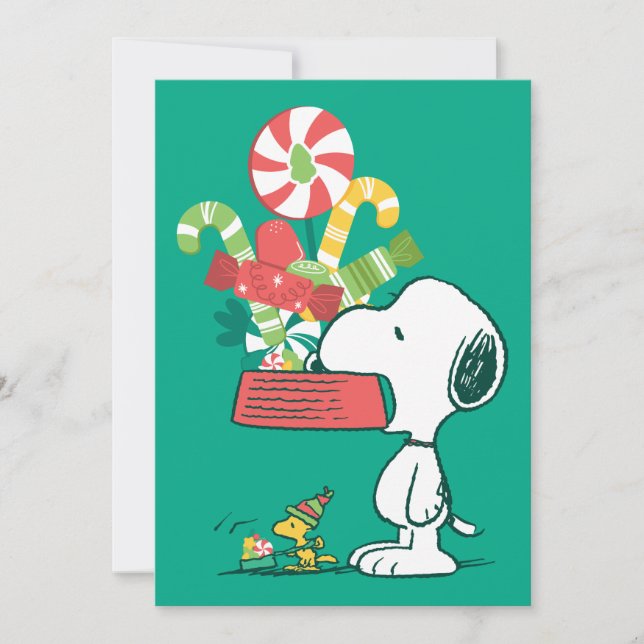 Cartão De Festividades Amendoins | Quanto Mais Merrier (Frente)