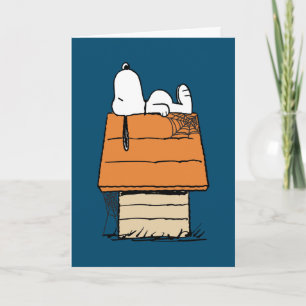 Cartão De Festividades Amendoins   Snoopy e os Boos
