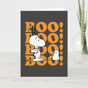 Cartão De Festividades Amendoins   Snoopy & os Espantos