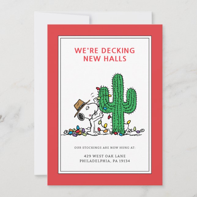 Cartão De Festividades Amendoins | Spike Decora o Natal (Frente)