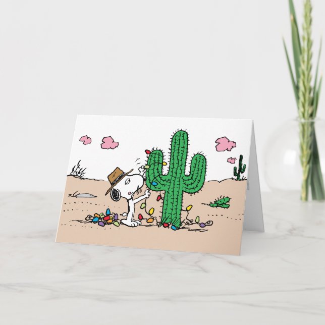 Cartão De Festividades Amendoins | Spike Decora para o Natal (Frente)