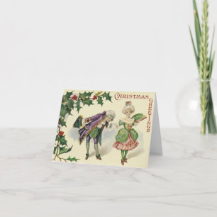 CARTÃO DE FESTIVIDADES AMERICAN CHRISTMAS CARD.