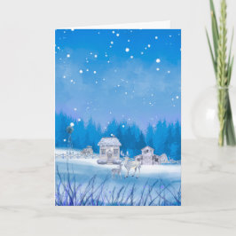 Cartão De Festividades American Farm Signature Folded Holiday Card