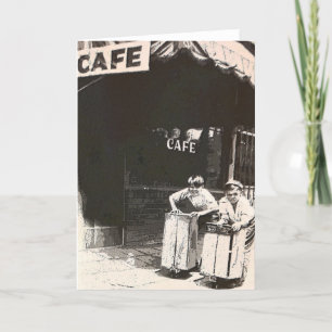 Cartão De Festividades Amigos de Skateboard 1931 - Carrinhos