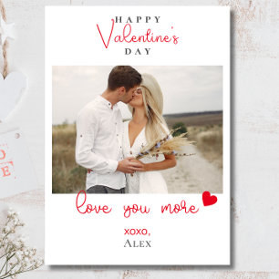 Cartão De Festividades Amo-Te A Um Feliz dia de os namorados De Fotografi