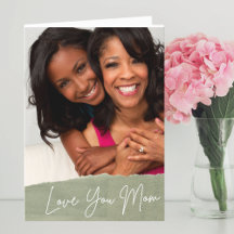 Amo-Te, Mãe, Dia de as mães Personalizado De Fotog