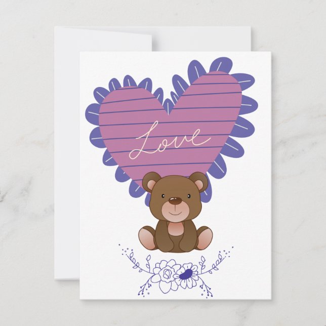 CARTÃO DE FESTIVIDADES AMOR (Frente)