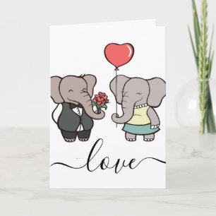 Cartão De Festividades amor