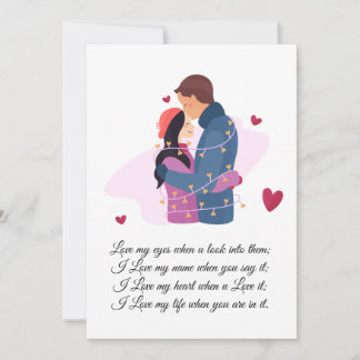 Cartão De Festividades amor